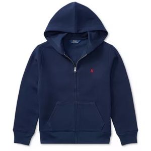 Polo Ralph Lauren Navy zip up hoodie